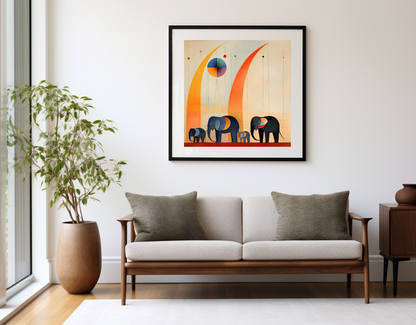 Elephantastical (50cm X 50cm)