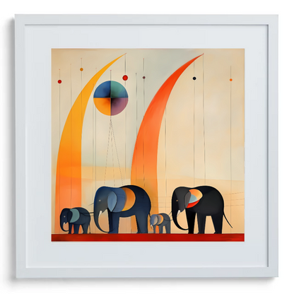 Elephantastical (50cm X 50cm)