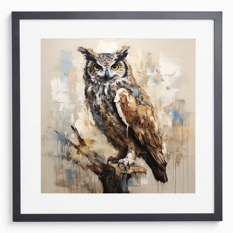 Owl (50cm X 50cm)